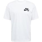 Weiße Skater Nike SB Collection Rundhals-Ausschnitt T-Shirts für Herren 