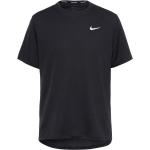 Nike M Nk Df Uv Miler Ss Shirt Herren / BLACK/REFLECTIVE SILV / M