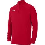 Rote Nike Herrenpullover mit Reißverschluss 