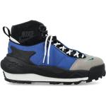 Blaue Bestickte Nike High Top Sneaker & Sneaker Boots mit Schnürsenkel aus Mesh für Herren Größe 44 
