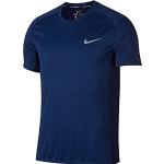 Blaue Nike Miler T-Shirts für Herren Größe M 