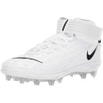 Weiße Nike Football Football Schuhe mit Klettverschluss Gefüttert für Herren Größe 43 für den für den Winter 