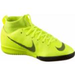 Gelbe Nike Mercurial Superfly VI Hallenfußballschuhe für Kinder Größe 32 