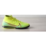 Gelbe Nike Mercurial Superfly VII Hallenfußballschuhe Größe 47,5 