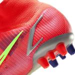 Rote Nike Mercurial Superfly VIII Kunstrasen-Fußballschuhe für Herren Größe 40 