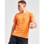 Orange Nike Miler T-Shirts aus Polyester für Herren Größe L für den für den Sommer 