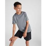 Graue Kurzärmelige Nike Miler Kinder T-Shirts aus Polyester 