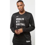 Schwarze Sportliche Langärmelige NBA T-Shirts für Herren Größe S 