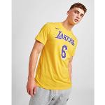 Gelbe Nike NBA T-Shirts aus Baumwolle für Herren Größe M 
