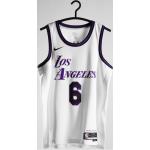 Nike NBA Los Angeles Lakers LeBron James City Edition Swingman, Gr. XXL, Herren, weiß / lila