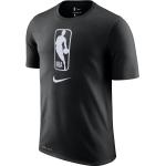 Schwarze Nike NBA Rundhals-Ausschnitt T-Shirts für Herren Größe L 