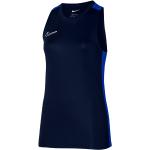 Blaue Nike Academy Tank-Tops für Damen für den für den Sommer 