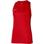 Rote Nike Academy Tank-Tops für Damen für den für den Sommer 