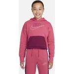 Pinke Nike Kinderhoodies & Kapuzenpullover für Kinder aus Fleece 