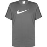 Graue Nike Repeat Bio Rundhals-Ausschnitt T-Shirts aus Jersey für Herren Größe XL 