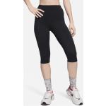 Nike One Capri-Leggings mit hohem Bund für Damen - Schwarz