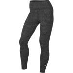 Schwarze Nike Dri-Fit 7/8 Leggings für Damen Größe L 
