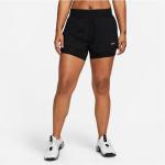 Reduzierte Schwarze Sportliche Nike Dri-Fit Damenshorts aus Mesh Größe L Weite 44 