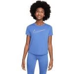 Blaue Casual Nike Swoosh Kinderoberteile aus Polyester für Mädchen Größe 158 