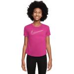 Pinke Casual Nike Swoosh Kindershirts aus Polyester für Mädchen Größe 158 