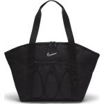 Schwarze Nike Damensporttaschen mit Reißverschluss 