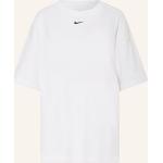 Weiße Nike Essentials T-Shirts aus Baumwolle für Damen Größe S 