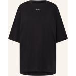 Schwarze Nike Essentials T-Shirts aus Baumwolle für Damen Größe S 