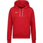 Rote Nike Park Damenhoodies & Damenkapuzenpullover aus Fleece 