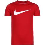 Rote Nike Swoosh Kinder T-Shirts 