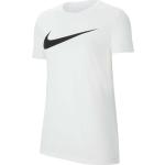 Weiße Nike Swoosh T-Shirts für Damen Größe S 