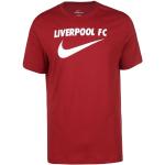 Rote Nike Performance FC Liverpool T-Shirts für Herren Größe L für den für den Sommer 