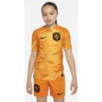 Nike Performance Niederlande Trikot Home Stadium WM 2022 Kinder orange / schwarz L