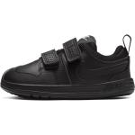 Schwarze Nike Pico 5 Tennisschuhe mit Riemchen aus Leder für Herren Größe 22 