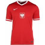 Weiße Nike Performance Europameisterschaft V-Ausschnitt Polen Trikots für Herren Größe S zum Fußballspielen - Auswärts 2020/21 