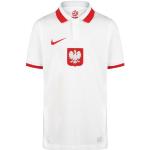 Weiße Nike Performance Europameisterschaft Polen Trikots mit Ländermotiv für Kinder zum Fußballspielen - Heim 2020/21 