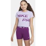 Lila Nike Pro Kinder T-Shirts aus Jersey 