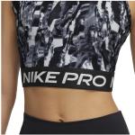 Schwarze Nike Pro Tank-Tops für Damen Größe L für den für den Sommer 
