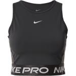 Schwarze Nike Pro Crop-Tops & Bauchfreie Tops Cropped für Damen Größe XL für den für den Sommer 