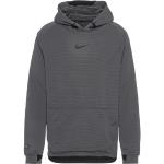 Graue Nike Pro Herrenhoodies & Herrenkapuzenpullover aus Polyester mit Kapuze Größe XL 