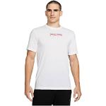 Weiße Nike Pro T-Shirts für Herren Größe XL 