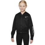 Schwarze Nike Pro Kindersweatshirts für Mädchen 