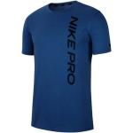 Blaue Nike Pro T-Shirts für Herren 