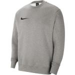 Graue Nike Rundhals-Ausschnitt Rundhals-Pullover aus Baumwolle für Herren Größe M 