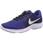 Marineblaue Nike Revolution 4 Walkingschuhe aus Mesh atmungsaktiv für Herren 