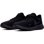 Schwarze Nike Revolution 5 Herrenlaufschuhe mit Reißverschluss aus Textil Atmungsaktiv Größe 47 