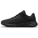 Reduzierte Schwarze Nike Revolution 6 Low Sneaker in Normalweite aus Leder für Kinder Größe 29,5 