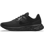 Reduzierte Schwarze Nike Revolution 6 Joggingschuhe & Runningschuhe mit Schnürsenkel für Herren Größe 44,5 