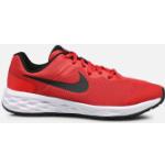Rote Nike Revolution 6 Kinderlaufschuhe mit Schnürsenkel Leicht Größe 38 