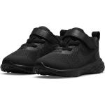 Schwarze Nike Revolution 6 Kinderlaufschuhe mit Schnürsenkel leicht Größe 23 
