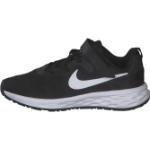 Schwarze Nike Revolution 6 Kinderlaufschuhe mit Schnürsenkel leicht Größe 34 